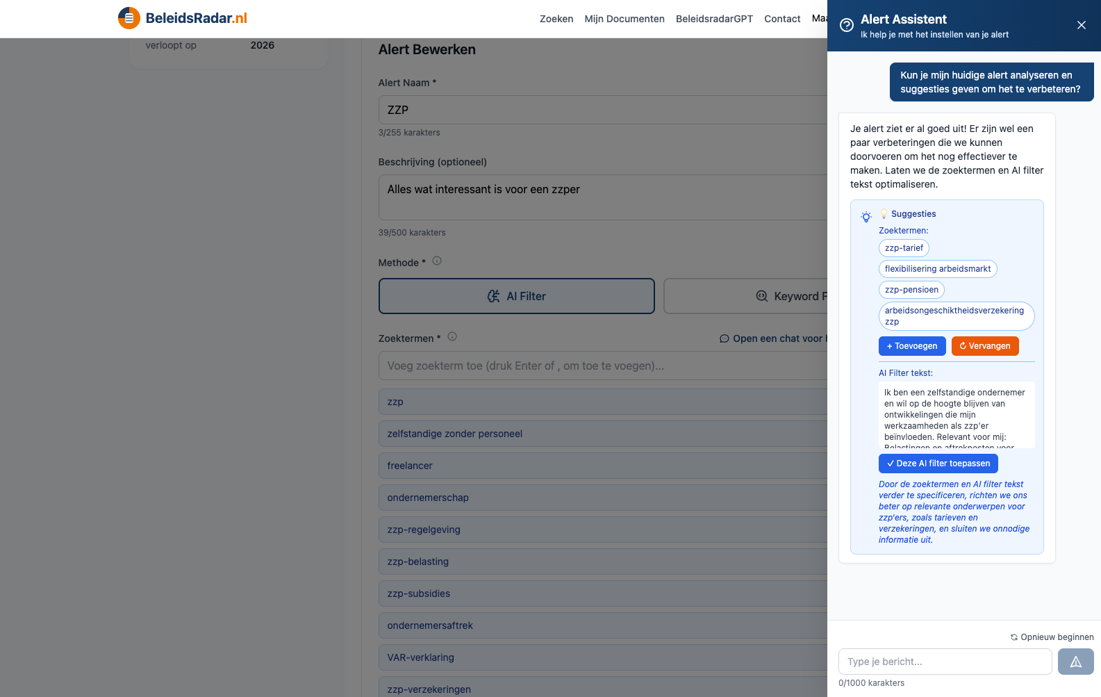 AI-ondersteuning bij alerts
