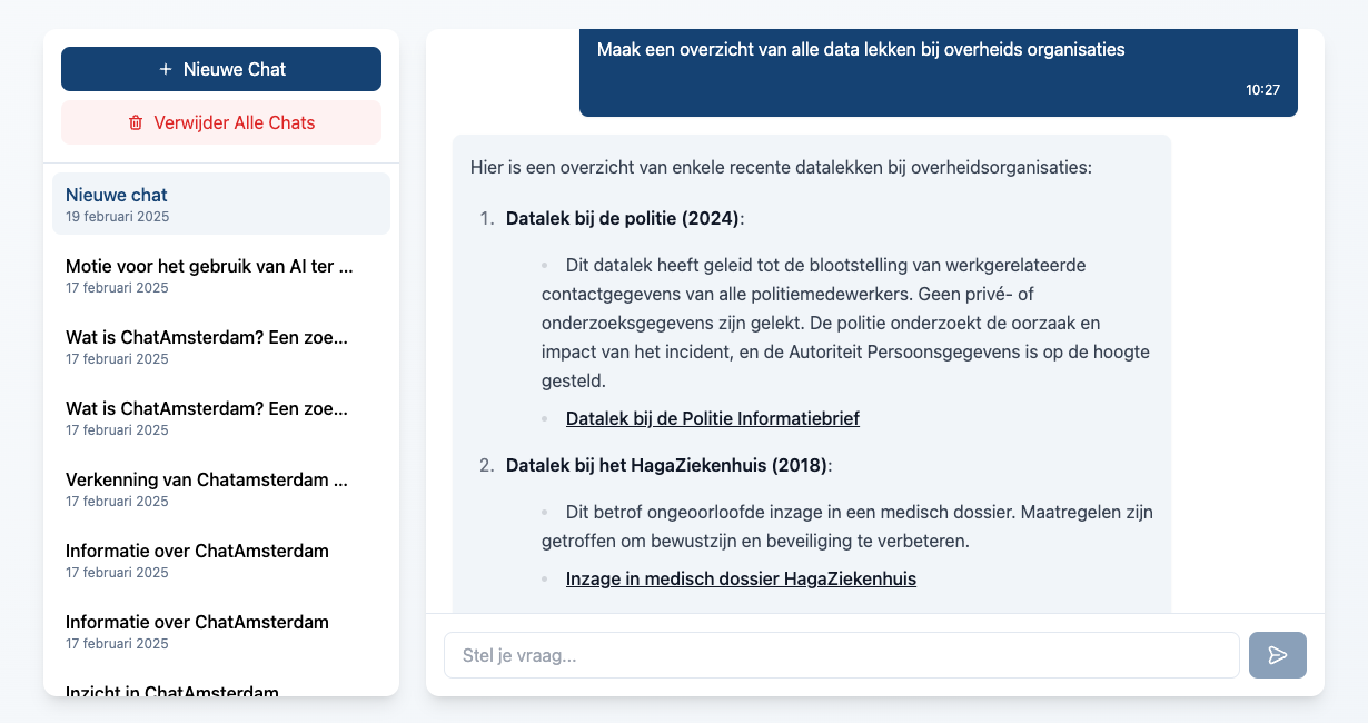 Voorbeeld van datalek analyse